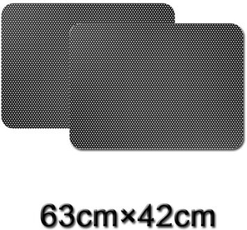 Auto Styling Pvc Auto Side Window Zonneschermen Elektrostatische Sticker Zonnebrandcrème Film Stickers Cover Accessoires Voor Het Exterieur 63cm-42cm