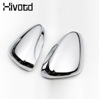 Auto Styling Rear View Side Mirror Cover Exterieur Decoratie Abs Chrome Case Voor Ford Focus MK4 St Lijn accessoires chroom