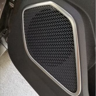 Auto Styling Rvs Deur Speaker Stereo Sound Cover Decoratieve Voor Dacia Renault Duster