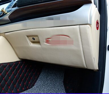 Auto-Styling Stickers Auto Co-Piloot Opbergdoos Anti-Kick Bescherming Pad Mat Interieur Decoratie Voor Toyota highlander beige 2stk