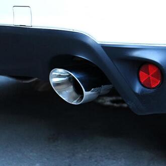 Auto Styling Uitlaatpijpen Uitlaatpijpen Auto Rear Uitlaatsysteem Cover Case Voor Mitsubishi Asx , auto Accessoires Zilver