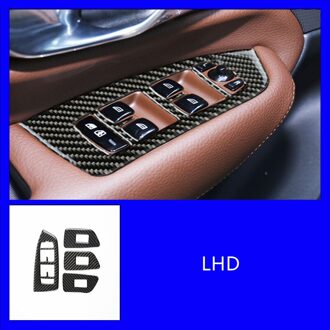 Auto Styling Venster Glas Lifting Knoppen Frame Decoratie Cover Trim Voor Volvo S90 V90 Automotive Interieur Accessoires LHD