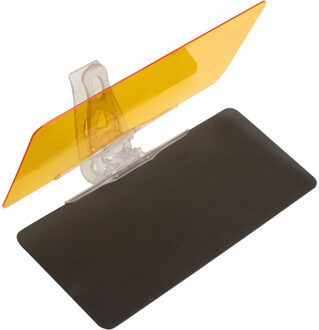 Auto-Styling Zonneklep Hd Anti-Dazzling Goggle Dag Nachtzicht Rijden Spiegel Uv Fold Flip Down clear View