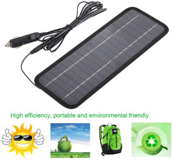 Auto SunPower Zonnepaneel Solar Vehicle Oplader zonnepanelen Voertuig charger 18V 4.5W Auto Batterij Opladen Artefact Auto batterij