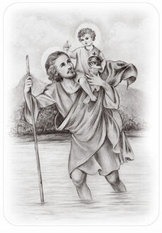 Auto Tattoo Sticker St.Christopher - 33x47,5cm AV109450