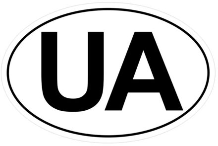 Auto Tattoo Sticker UA - 16x10,5cm AV102183
