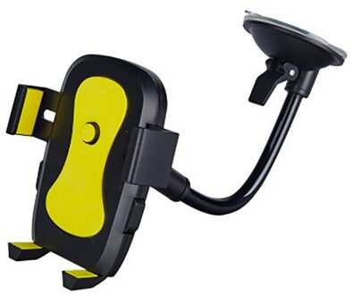 Auto Telefoon Houder Bracket Mount Bekerhouder Universele Auto Mount Mobiele Zuig Voorruit Telefoon Vergrendeling Auto-Accessoires geel