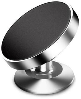 Auto Telefoon Houder Magnetische Universele Magneet Telefoon Mount Voor Iphone X Xs Max Samsung In Auto Mobiele Telefoon Houder stand Air Outlet zilver