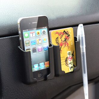 Auto Telefoon Houder Stand Box Mobiele Telefoon Zakken Multifunctionele Zwart Mobiele Telefoon Pocket Organizer Autostoel Tas Opslag Sticker