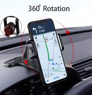 Auto Telefoon Houder Voor Mobiele Telefoon In Auto Gps Dashboard Beugel Voor Iphone 11 Xr 7 Samsung Xiaomi Universele 360 mount Stand Houder