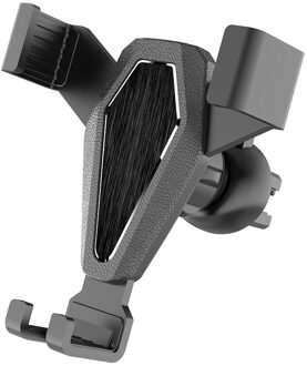 Auto Telefoon Houder Zwaartekracht Ondersteuning Voor Voertuigen Luchtuitlaat Mobiele Telefoon Houder Smartphone Gps Ondersteuning Voor Iphone 11 Xs X xr TSLM1 zwart