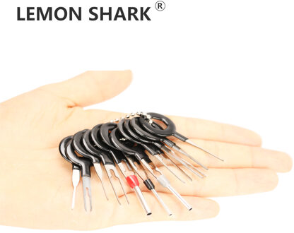 Auto Terminal Verwijdering 11pcs Kit Bedrading Crimp Connector Pin Extractor Puller Terminal Reparatie Professionele Tools