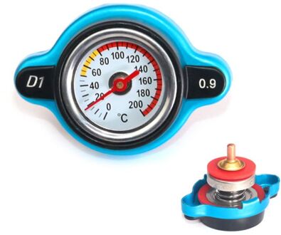 Auto Thermostatische Gauge Radiator Cap 0.9/1.1/1.3 Bar Water Temp Meter 0.9 Bar-L