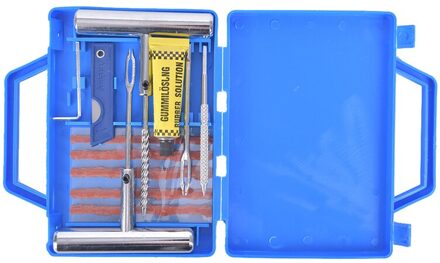 Auto Tire Bandenreparatieset Auto Van Motorcycle Bike Tire Repair Tools Emergency Set Professionele Draagbare