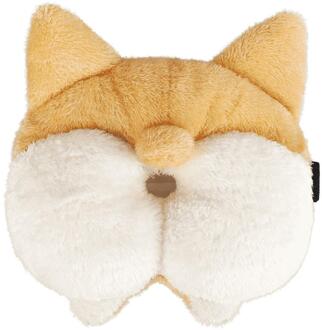 Auto Tissue Box Grappige Corgi Katten Butt Car Seat Terug Hoofdsteun Armsteun Tissue Houder Doos Auto Decor geel