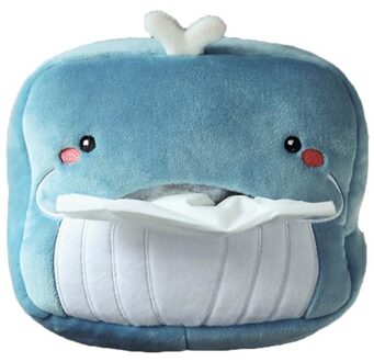 Auto Tissue Doos Leuke Cartoon Servet Tissue Papier Houder Voor Home Office Auto Interieur Accessoires B