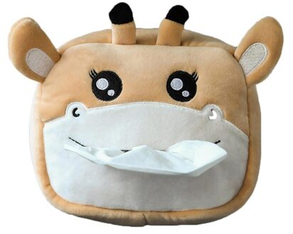 Auto Tissue Doos Leuke Cartoon Servet Tissue Papier Houder Voor Home Office Auto Interieur Accessoires