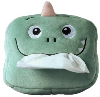 Auto Tissue Doos Leuke Cartoon Servet Tissue Papier Houder Voor Home Office Auto Interieur Accessoires