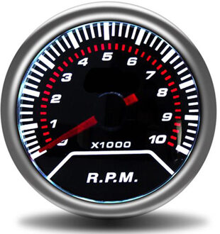 Auto Toerenteller 2 "52mm Smoke Lens 0-10000 RPM Gauge Super Heldere Led verlichting Auto meter snelheidsmeter auto boot digitale tacometro