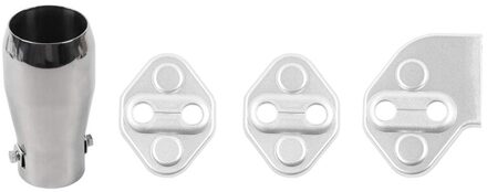 Auto Uitlaat Eindpijpen Uitlaat Uitlaat Met Deurslot Schakelaars Cover Trim 3Pcs