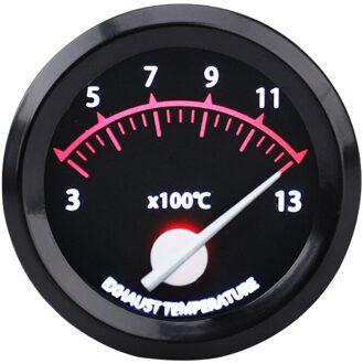 Auto Uitlaat Temp Gauge 300-1300 Celsius 12V 52Mm 2Inch Universal Exhaust Gas Temp Gauge Ext temp Meter Egt Met Sensor