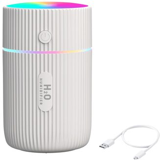 Auto Ultrasone Aroma Essentiële Olie Diffuser 220Ml Luchtbevochtiger Koele Mist Fogger Maker Thuis Aromatherapie Diffuser Luchtbevochtiger wit