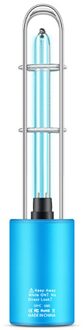 Auto Ultraviolet Licht Oplaadbare Uv Sterilisator Lamp Uv Kiemdodende Lamp Bovendien Mijt Lichten Ozon Sterilisatie Lamp blauw