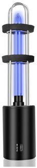 Auto Ultraviolet Licht Oplaadbare Uv Sterilisator Lamp Uv Kiemdodende Lamp Bovendien Mijt Lichten Ozon Sterilisatie Lamp zwart
