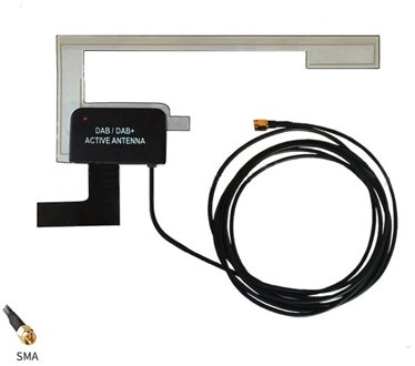 Auto Universal SMA Plug DAB DAB + Digitale Stereo Radio Antenne Antenne Antenne Glas Mount