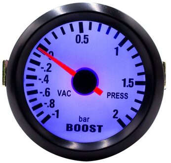 Auto Universele 52 Mm Bar Led Licht Druk Turbo Boost Gauge Meter Dc Olie Temp Andwater Temperatuurmeter 12