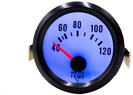 Auto Universele 52 Mm Bar Led Licht Druk Turbo Boost Gauge Meter Dc Olie Temp Andwater Temperatuurmeter 12