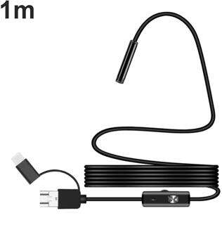 Auto Usb Borescope Endoscoop Camera Waterdicht Inspectie Hd Camera Voor Smartphone 1m