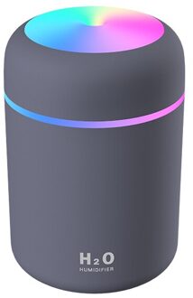 Auto Usb Luchtbevochtiger 300Ml Kleur Cup Ultrasone Aroma Diffuser Spuit Met 7 Kleur Led Licht Mini Office Air purifier Goud