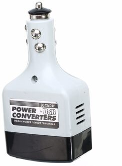 Auto Usb Power Socket Dc 12V/24V Naar Ac 220V Auto Power Converter Adapter lader Usb Omvormer