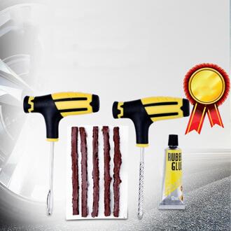 Auto Vacuüm Band Reparatie Tools Auto Bandenreparatiesets Strip Snelle Lijm Vloeibare Professionele Draagbare Compact