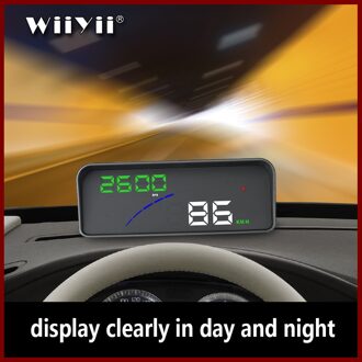 Auto Veilig Rijden Head Up Display P9 OBD2 Muliti Functie Display Auto Over Snelheid Alarm