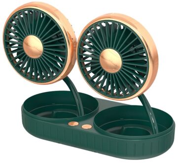 Auto Ventilator 180 Graden Draaibaar 3 Speed Dual Hoofd Auto Auto Koeling Air Circulatiepomp Fan Voor Van Suv Rv Boot auto Voertuigen G99F 9FP101348-GD-2