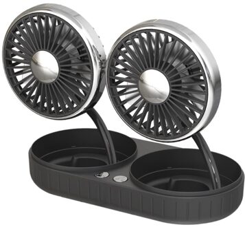 Auto Ventilator 180 Graden Draaibaar 3 Speed Dual Hoofd Auto Auto Koeling Air Circulatiepomp Fan Voor Van Suv Rv Boot auto Voertuigen G99F 9FP101348-S-2