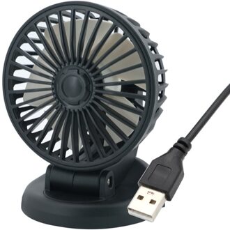 Auto Ventilator 360 Graden Draaibaar 3 Speed Dual Hoofd Auto Auto Koeling Air Circulatiepomp Fan Voor Van Suv Rv Boot auto Voertuigen USB single