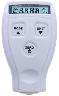 Auto Verf Diktemeter Draagbare Verf Coating Meter Wit Lcd Display Verf Dikte Tester Auto Verf Coating Dikte Probe