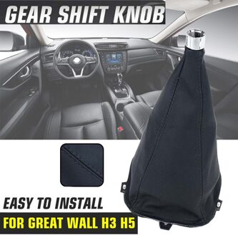 Auto Versnellingspook Kragen Versnellingspook Stofkap Anti-Dust Pu Protive Cover Voor Great Wall Hover H3 h5
