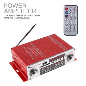 Auto Versterkers Hi-Fi Digitale Audio Speler Auto Versterker Fm Radio Stereo Speler Ondersteuning Sd/Usb/Dvd Ingang Met afstandsbediening