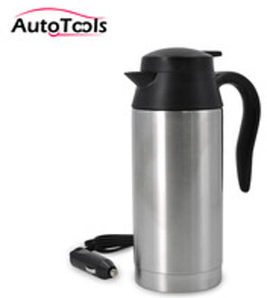 Auto Verwarming Cup Roestvrij Staal Cup Reiswaterkoker Voor Koffie Thee Verwarmde Mok Motor Water Draagbare Auto Cup accessoires