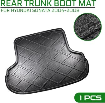Auto Vloer Mat Kofferbak Anti-Modder Cover Tapijt Voor Hyundai Sonata 2004 2005 2006 2007
