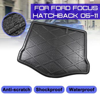 Auto Vloer Mat Kofferbak Anti-Modder Cover Voor Ford Focus Hatchback 2005 2006 2007 Tapijt