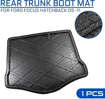 Auto Vloermat Tapijt Kofferbak Anti-Modder Cover Voor Ford Focus Hatchback 2005 2006 2007