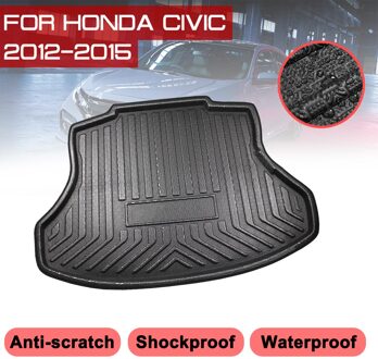 Auto Vloermat Tapijt Voor Honda Civic Kofferbak Anti-Modder Cover
