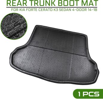 Auto Vloermat Tapijt Voor Kia Forte Cerato K3 Sedan 4-Deur Kofferbak Anti-modder Cover