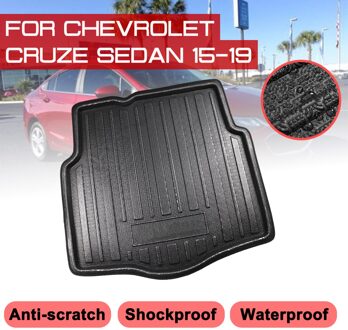 Auto Vloermat Voor Chevrolet Cruze Sedan Kofferbak Anti-Modder Cover Tapijt