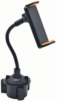 Auto Voertuig Drankjes Bekerhouder Telefoon Mount 360 Draaibare Cradle met Langere Hals voor 4-10.5 inch Telefoon Smartphone tablet PC